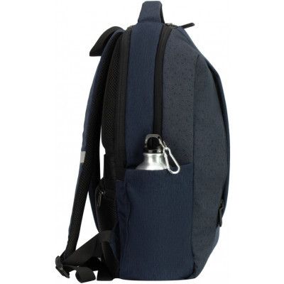 Рюкзак школьный Optima 17.5" USB Techno мужской 0.7 кг 16-25 л Синий с выделенными элементами (O97593-01) - | Зображення 2