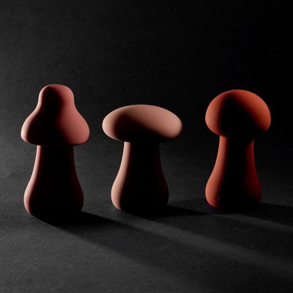 Вібратор для клітора у формі грибочка Sweet Em Velvet Lure Рожевий 9.4 см*5 см Sex Aura | Зображення 5