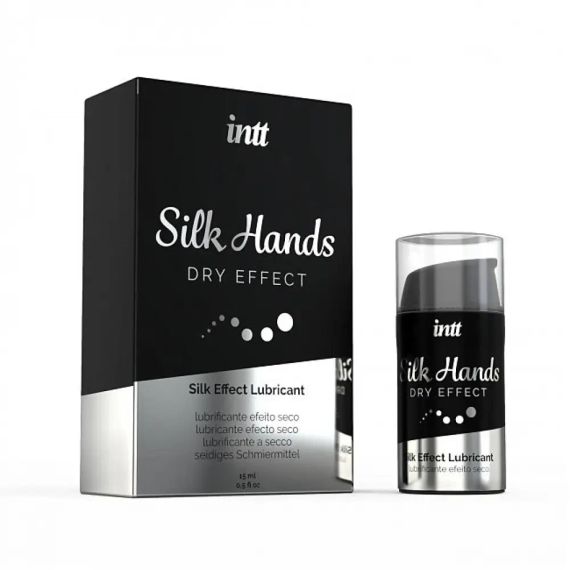 Лубрикант для мастурбації на силіконовій основі Intt Silk Hands, 15 мл sexstyle