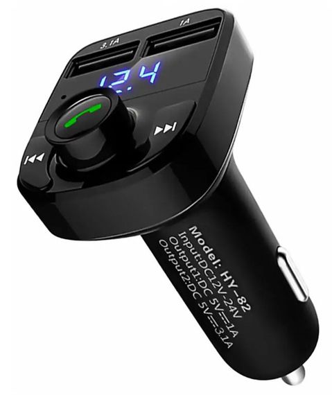 Автомобильный модулятор трансмиттер X8 Bluetooth A2DP/V4.2+EDR MP3 плеер USB зарядка | Зображення 2