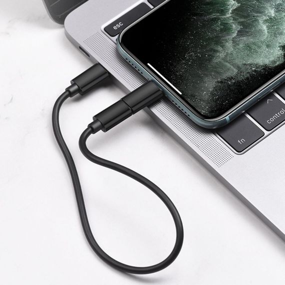 Кабель HOCO U86 Treasure charging data cable with storage case Black | Зображення 7