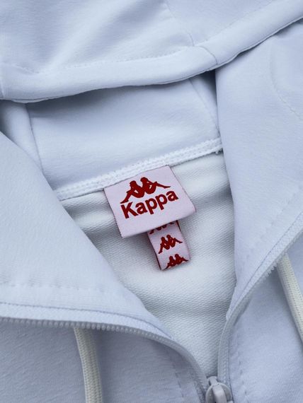 Костюм Kappa білий Зіп худі чорні штани  + 2 пари шкарпеток у подарунок | Зображення 5