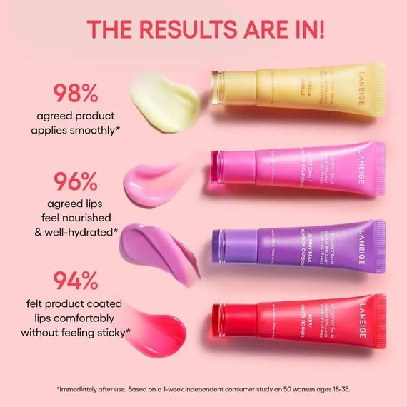 Бальзам для губ Laneige Lip Glowy Balm - Vanilla (5 g)(без коробки) | Зображення 2