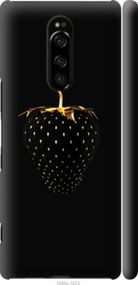 Чохол на Sony Xperia 1 J9110 Чорна полуниця "3585m-1760-24368"