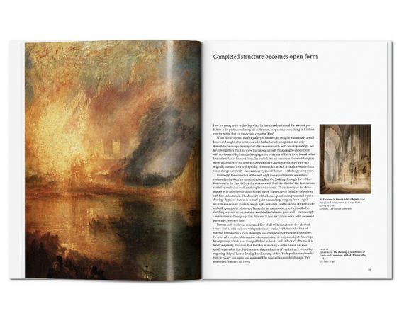 Історія мистецтв книги про живопис Вільяма Тернера Turner. Michael Bockemuhl, Taschen книга для художника | Зображення 6