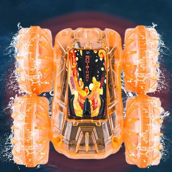 Машинка-амфібія на радіокеруванні YL-103 2.4G Transparent orange | Зображення 1