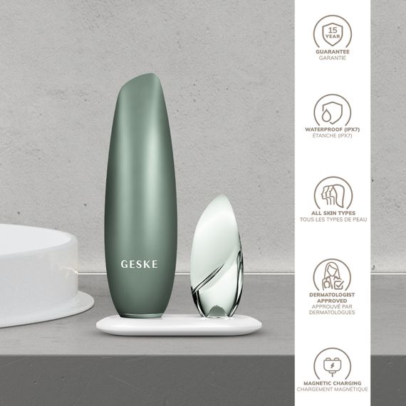 Безконтактна магнітна пілінг-маска GESKE Touchless Magnetic Peeling Mask 5в1 green | Зображення 2