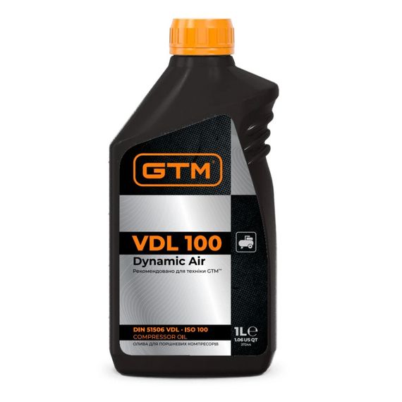 Олива компресорна 1.0 л GTM Dynamic Air VDL 100 (ISO 100)