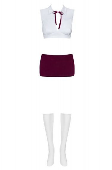 Костюм студентки 4 предмети Obsessive Student 4 pcs costume L/XL | Зображення 3