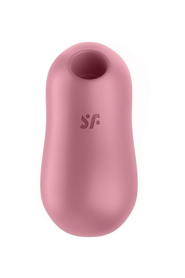 Вакуумний стимулятор із вібрацією Satisfyer Cotton Candy Light Red | Зображення 2