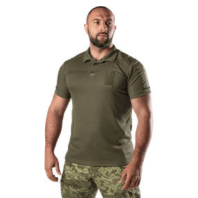 Поло Army ID Олива (7045), S