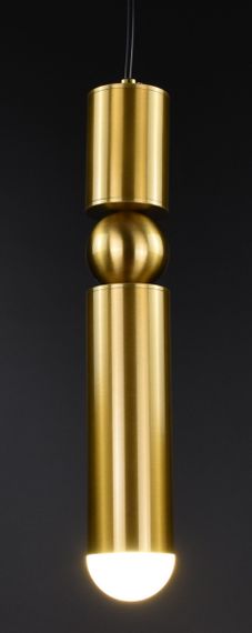 Люстра підвісна на 1 лампочку 26890 Латунь 40-180х10х10 см. | Зображення 9