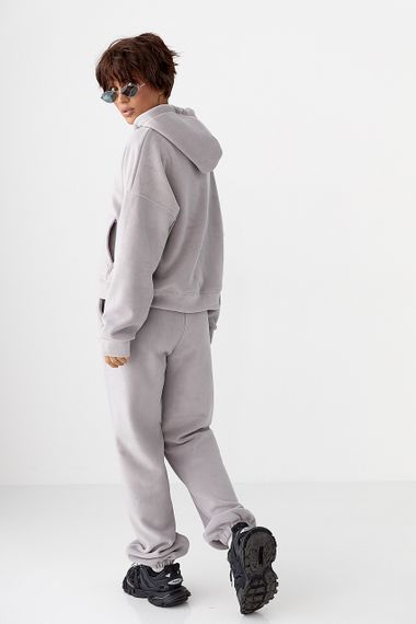 Спортивний костюм з двостороннього флісу - сірий цвет, L/XL (є розміри) | Зображення 1