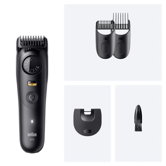 Тример для вусів та бороди Braun Beard Trimmer Series 5 BT5520 5 Вт чорний | Зображення 5