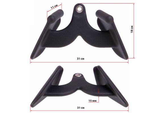 Ручка для тяги EasyFit з вузьким хватом 31 см (EF-8081) | Зображення 5