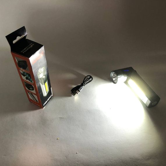 Світлодіодний ліхтарик Акумуляторний ліхтар Police, Ручний ліхтар cob, Потужний універсальний ліхтарик SO-76 | Зображення 3