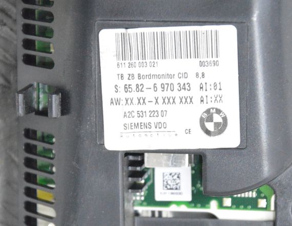Дисплей монітор BMW 5 E60 E61 2003-2010 Екран навігації БМВ е60 6970343 | Зображення 3