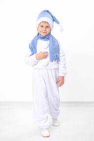 Новорічний костюм "Сніговик" Носи своє 110 Білий (p-15871-181960)