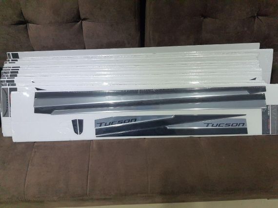 Молдинги на кузов HYUNDAI TUCSON (SUV) 22-23, HYTU22RIK SILVER, комплект | Зображення 1