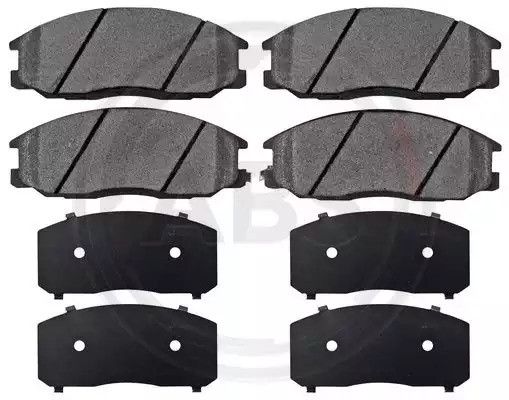 Колодки передні гальмівні Rexton/Korando/Actyon/Kyron/H100/Santa Fe/Rexton 97-, ABS (37242) | Зображення 1