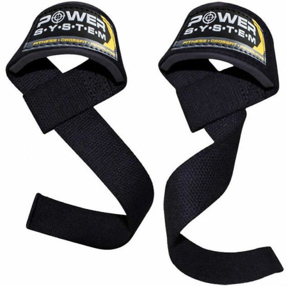 Лямки для тяги Power System PS-3400 Power Straps Black/Yellow | Зображення 2