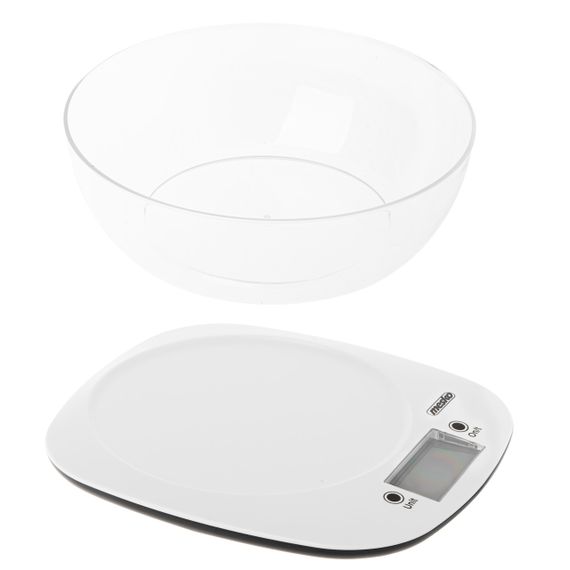 Ваги кухонні електронні Mesko MS 3179 білі до 5 кг зі знімною чашею | Зображення 4