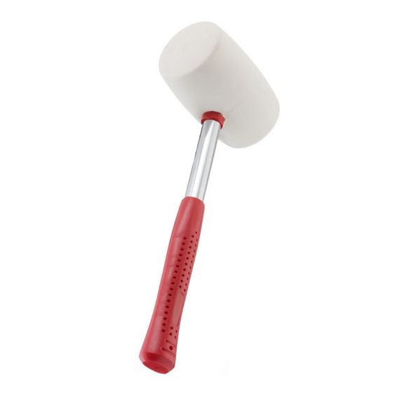 Киянка гумова 680 г, бiла INTERTOOL HT-0235 | Зображення 1