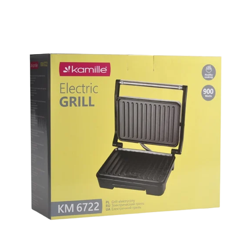 Електричний гриль 900W 6722 KAMILLE | Зображення 2