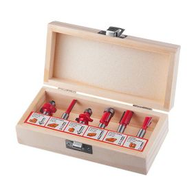 Набір фрез для деревини, 6 од. INTERTOOL HT-0072