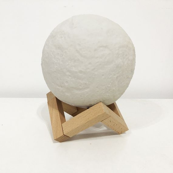 Ночник светящаяся луна Moon Lamp 18 см, Ночник детский для комнаты, Детский ночник безопасный для ребенка | Зображення 9