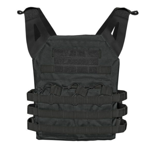 Плитоноска Molle (разгрузка) Черная, жилет под бронепластины