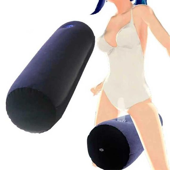 Надувна багатофункціональна подушка для сексу Sexpad L з отвором для фалоімітатора