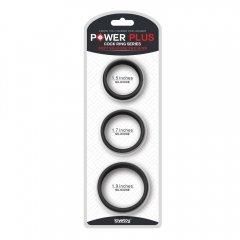 Ерекційні кільця - Power Plus Soft Silicone Pro Ring Black Sex Aura