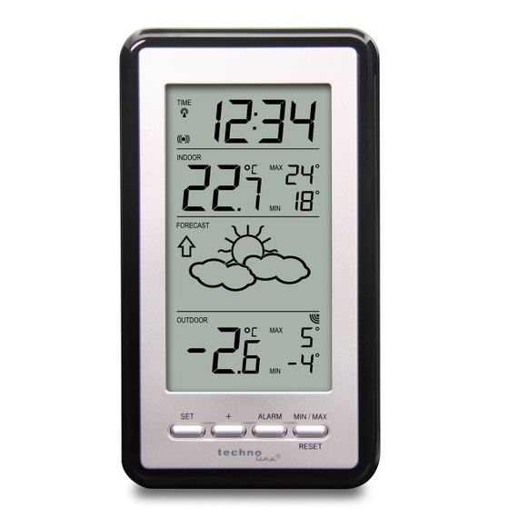 Метеостанція Technoline WS9130 Silver/Black (WS9130) | Зображення 1