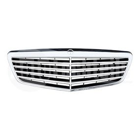 Решетка радиатора Mercedes Benz W221 09-13 (хром/чёрн.), AutoTechteile, 140 8832, 140 8833