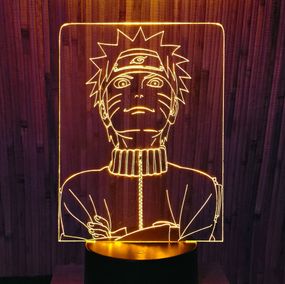 Акриловый светильник-ночник Наруто желтый tty-n000002