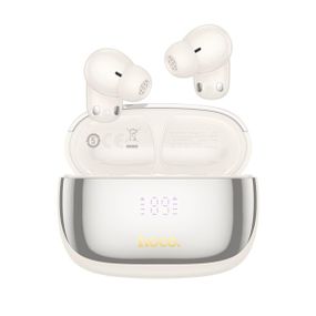 Беспроводные наушники HOCO EQ20 Rhyme true wireless ANC+ENC noise reduction BT headset Milky White