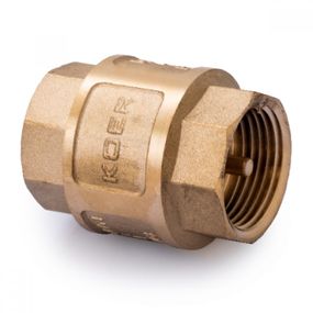 Клапан зворотній латунний KOER ВВ 1-1/2” KR2803