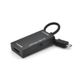 Конвертер MHL 11P на HDMI, Black, 4K / 2K, OEM