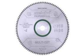 Диск пильний Metabo "multi cut - professional" 315x30 Z96 FZ/TZ 5°neg. (628226000)