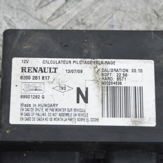 Блок керування світлом фар Renault Clio III 2005-2012 Модуль світла фар Рено Кліо 3 8200261817 | Зображення 2