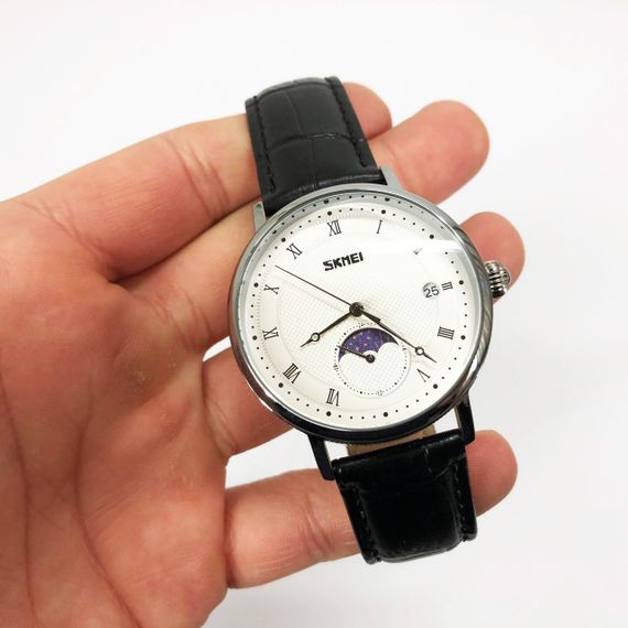 Чоловіки наручний SKMEI, Годинник наручний чоловічий кварцовий каучуковий чоловічий годинник MS-80 | Зображення 4