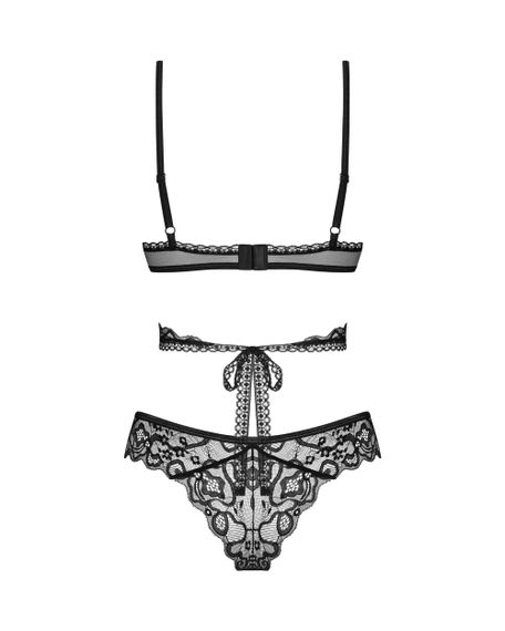 Комплект Obsessive Blomentis set Черный XL/2XL | Зображення 4