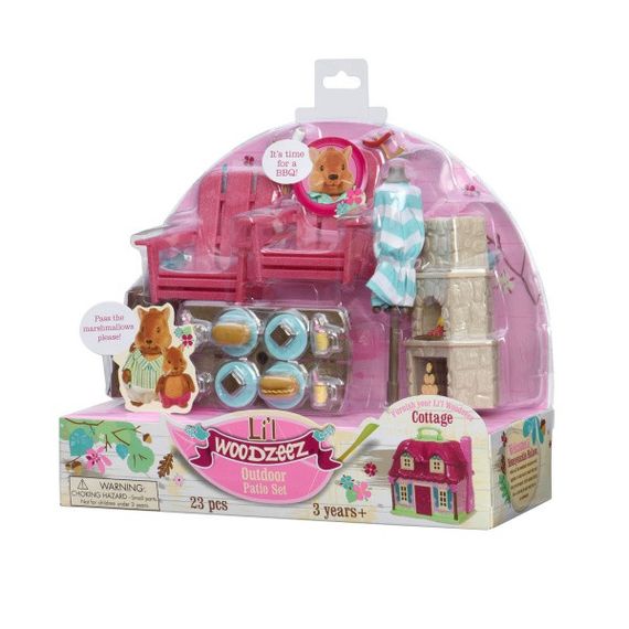 Игровой набор Li`l Woodzeez Терраса и камин 6170Z (6170Z) | Зображення 2