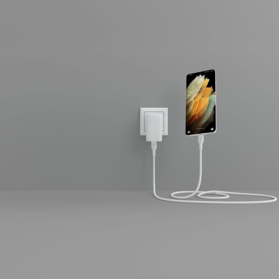 Кабель Belkin USB-С - USB-C силіконовий, з кліпсою, 2м, білий (CAB009BT2MWH) | Зображення 2