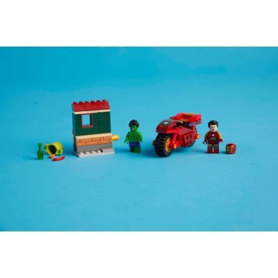 Конструктор LEGO Marvel Железный человек на мотоцикле и Галк 68 деталей (76287) | Зображення 4