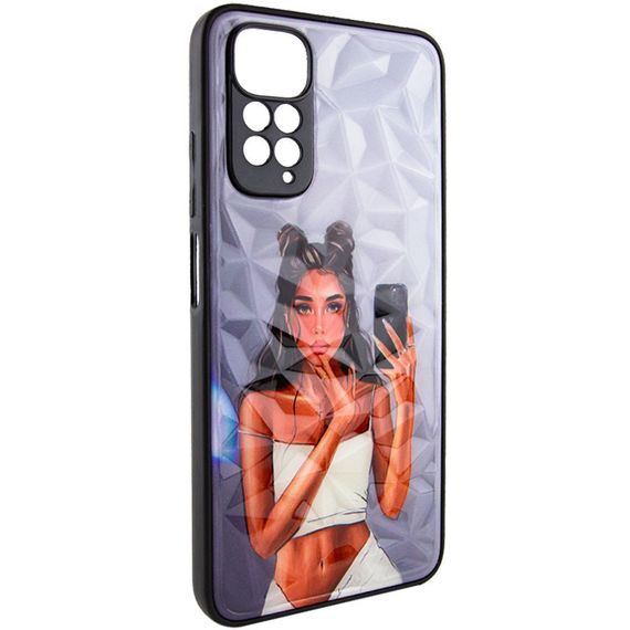 TPU+PC чохол Prisma Ladies для Xiaomi Redmi Note 11 (Global) / Note 11S TPU+PC, Black in White