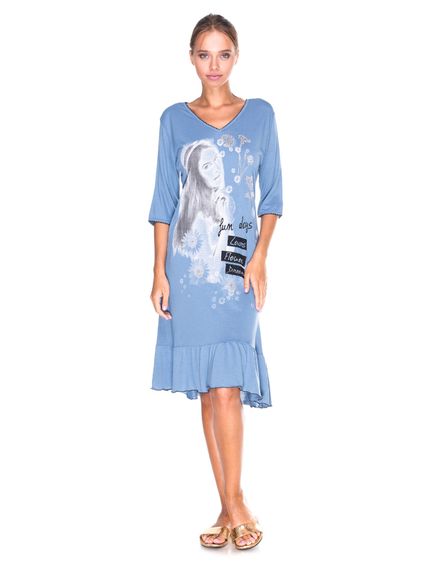 Одяг Sccalla 10312 Туреччина С  Віскоза+Лайкра Блакитний