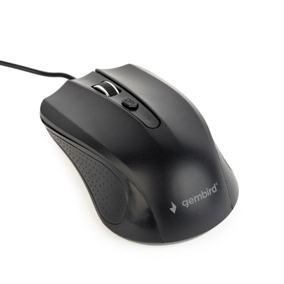 Оптична мишка Gembird MUS-4B-01, USB интерфейс, чорний колір | Зображення 1