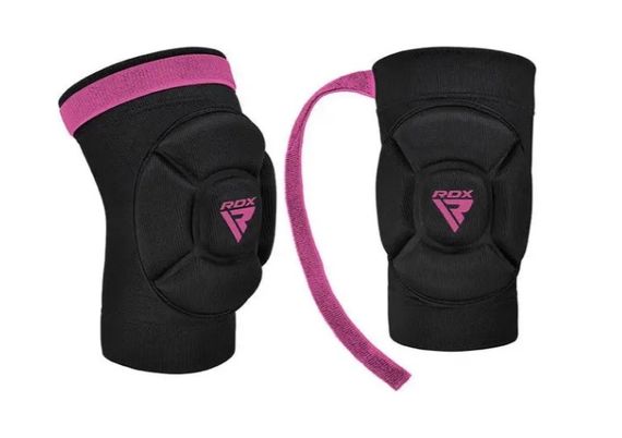 Наколінники спортивні RDX HOSIERY KNEE FOAM K5 BLACK/PINK-M (пара) (HYP-K5BP-M) | Зображення 1